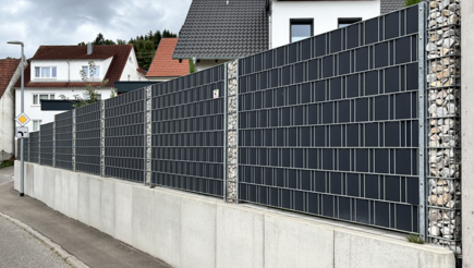 Protection brise-vue en tressage de 2021 à 72393 Burladingen Allemagne de Zaunteam Zollernalb.