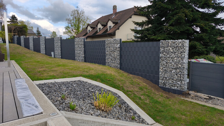 Gabions de 2025 à 1073 Savigny Suisse de Swissclôture Léman.