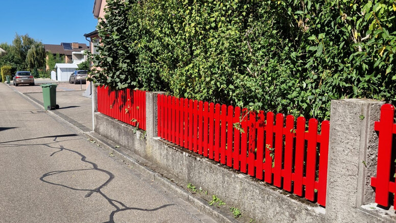 Clôture en aluminium de 2025 à 4132 Muttenz Suisse de Zaunteam Nordwest.
