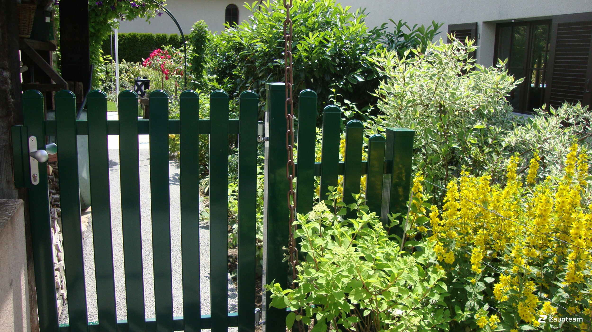 Aluzaun aus dem 2016 in 4416 Bubendorf Schweiz von Zaunteam Nordwest.