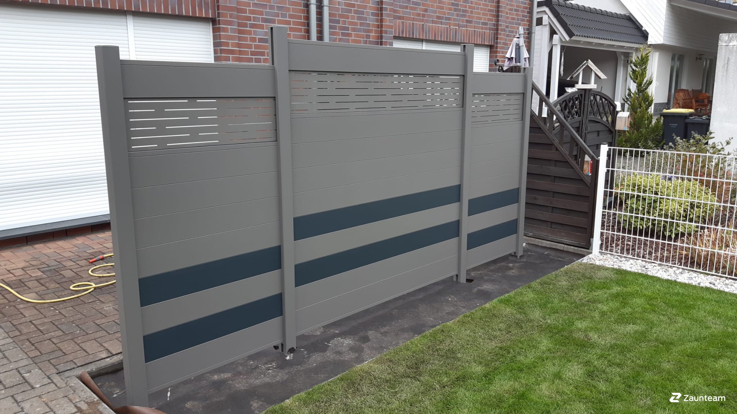 Aluminium Sichtschutz aus dem 2022 in 01445 Radebeul Deutschland von Zaunteam Dresden-Nord.