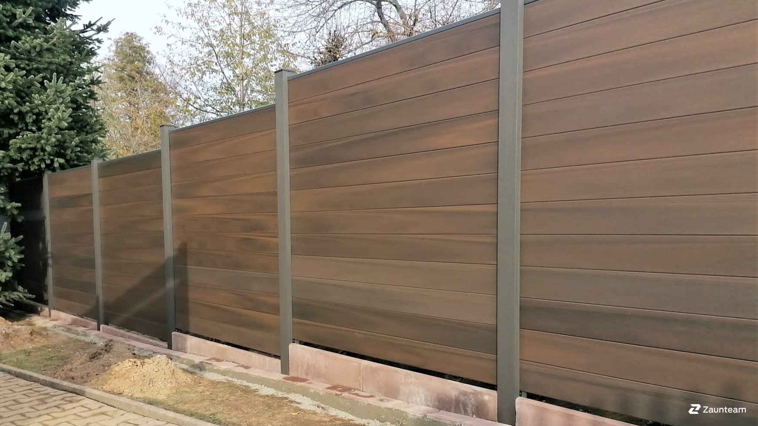 Protection brise-vue en matière plastique de 2021 à 04539 Cöllnitz Allemagne de Zaunteam Ostthüringen.