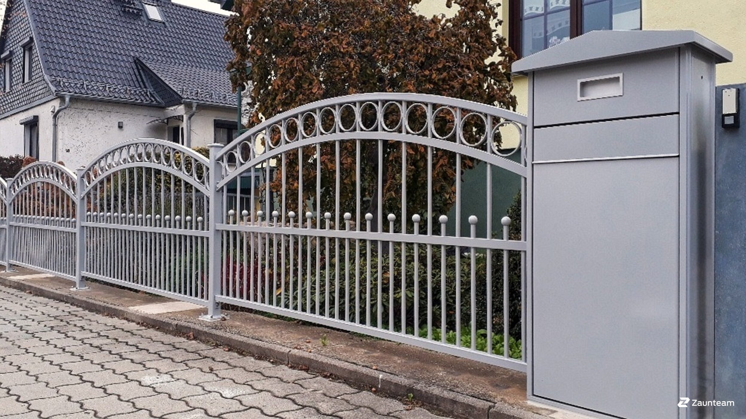Decorzaun aus dem 2019 in 04610 Meuselwitz Deutschland von Zaunteam Ostthüringen.