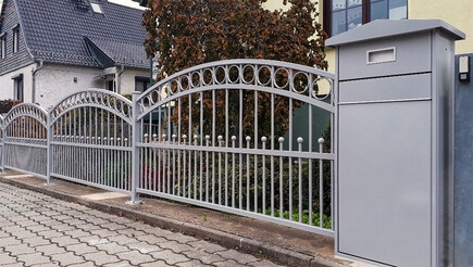 Decorzaun aus dem 2019 in 04610 Meuselwitz Deutschland von Zaunteam Ostthüringen.
