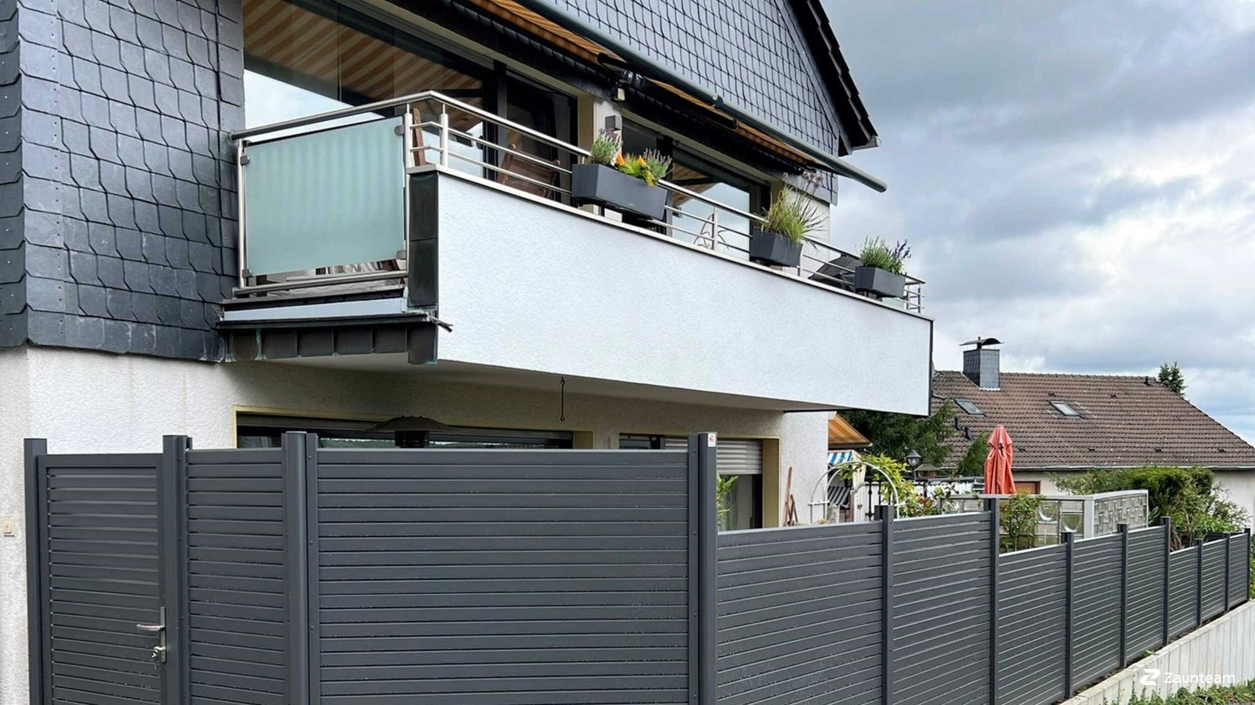 Aluminium Sichtschutz aus dem 2023 in 58452 Witten Deutschland von Zaunteam Essen.