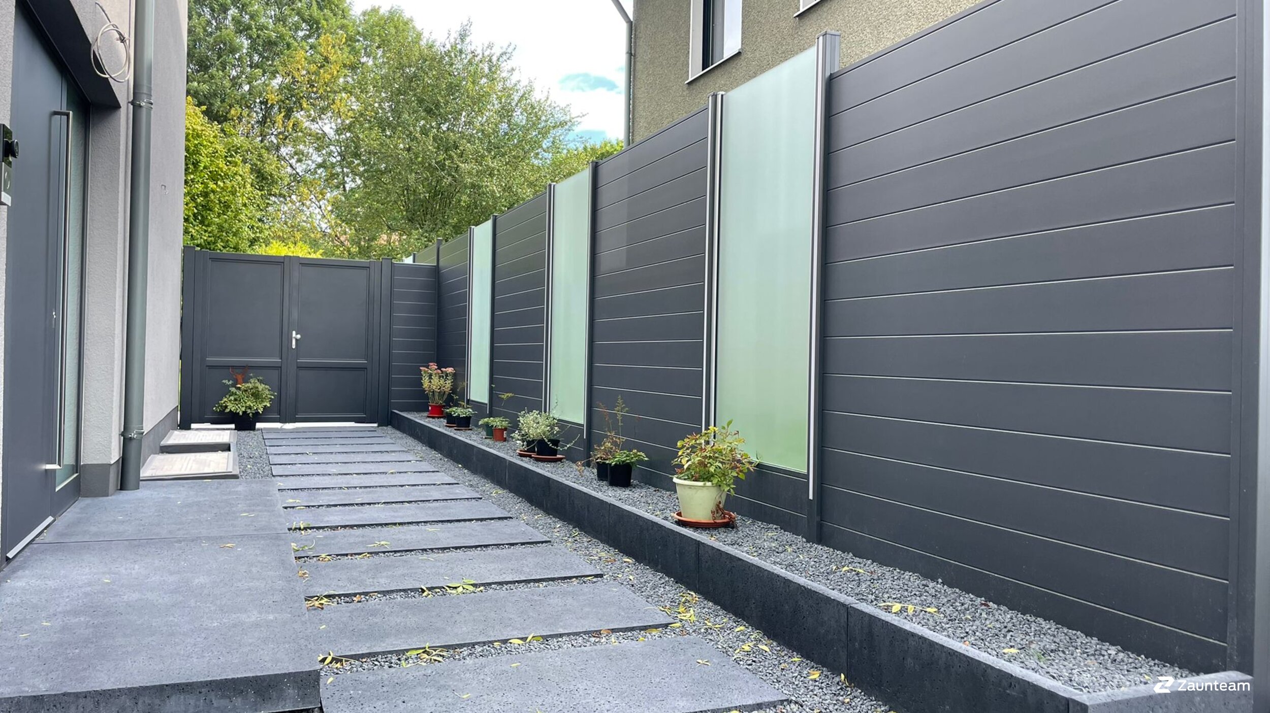 Aluminium Sichtschutz aus dem 2022 in 44787 Bochum Deutschland von Zaunteam Essen.