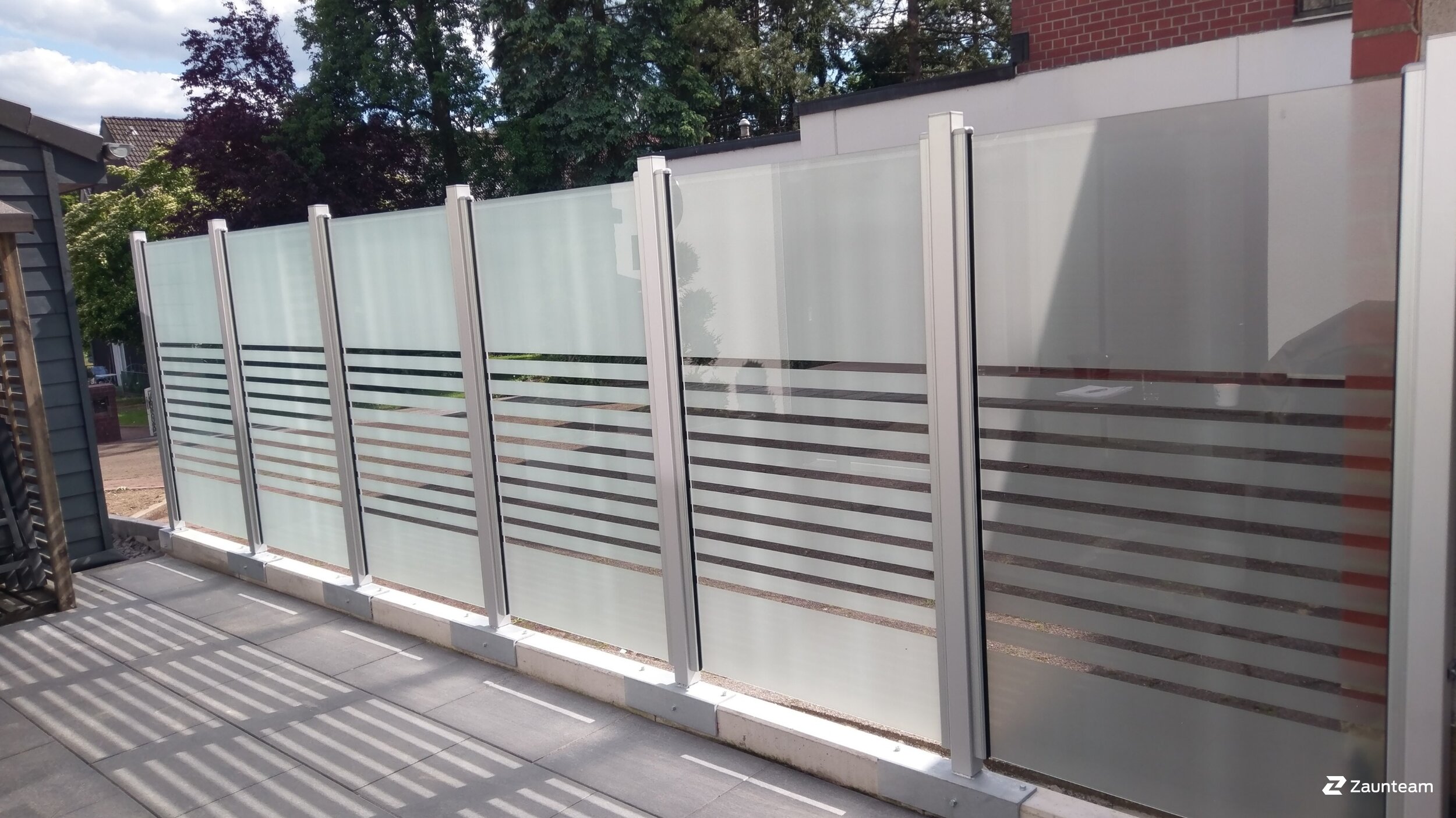 Glas Sichtschutz aus dem 2019 in 44791 Bochum Deutschland von Zaunteam Essen.