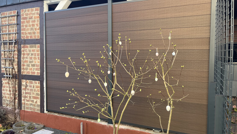 WPC Sichtschutz aus dem 2026 in 16321 Ladeburg bei Bernau Deutschland von Zaunteam Bernau.