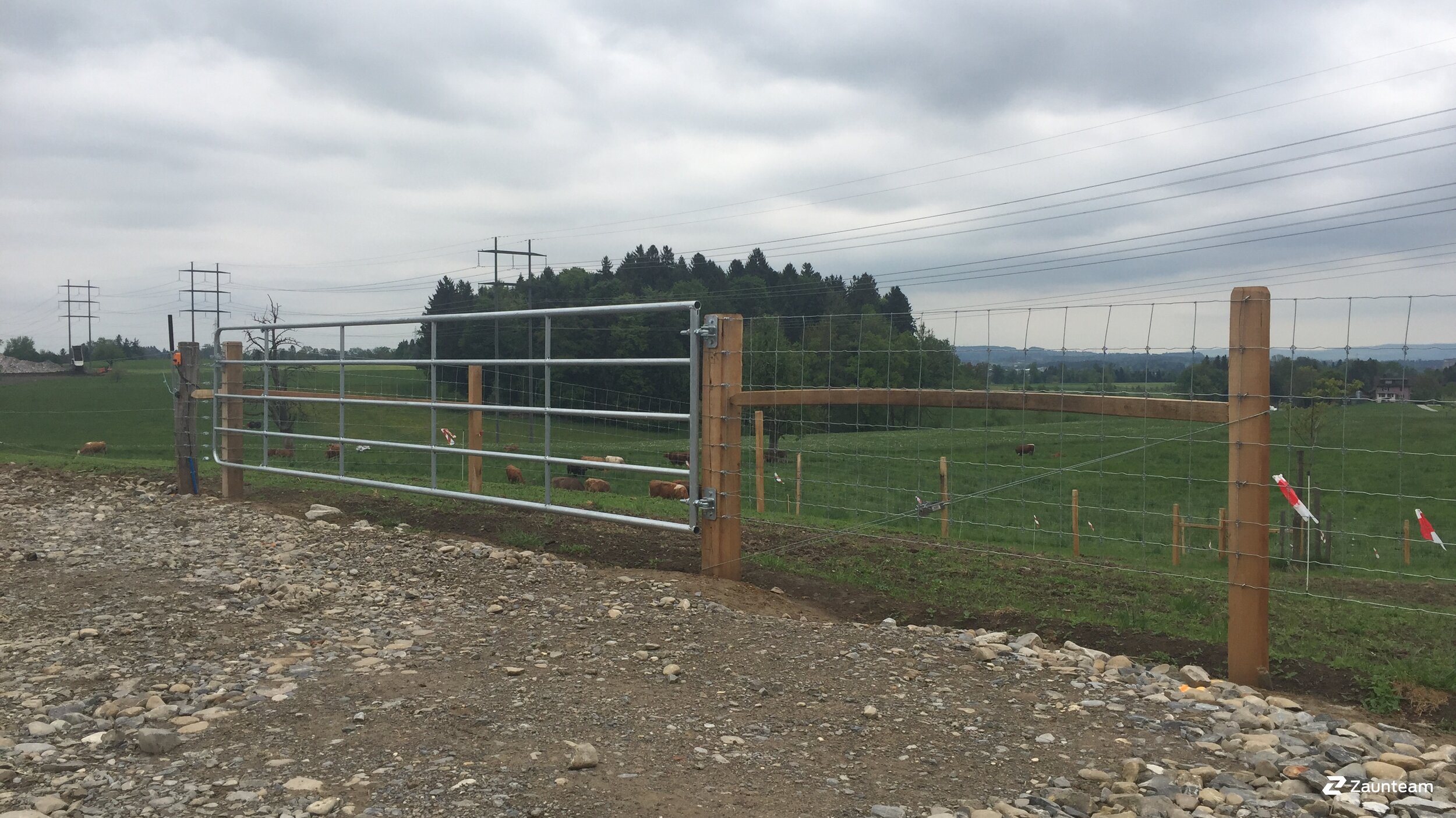 Weidetor aus dem 2018 in 6014 Littau Schweiz von Zaunteam Willimann AG.