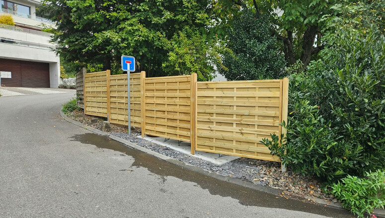 Holz Sichtschutz aus dem 2026 in 6204 Sempach Schweiz von Zaunteam Willimann AG.