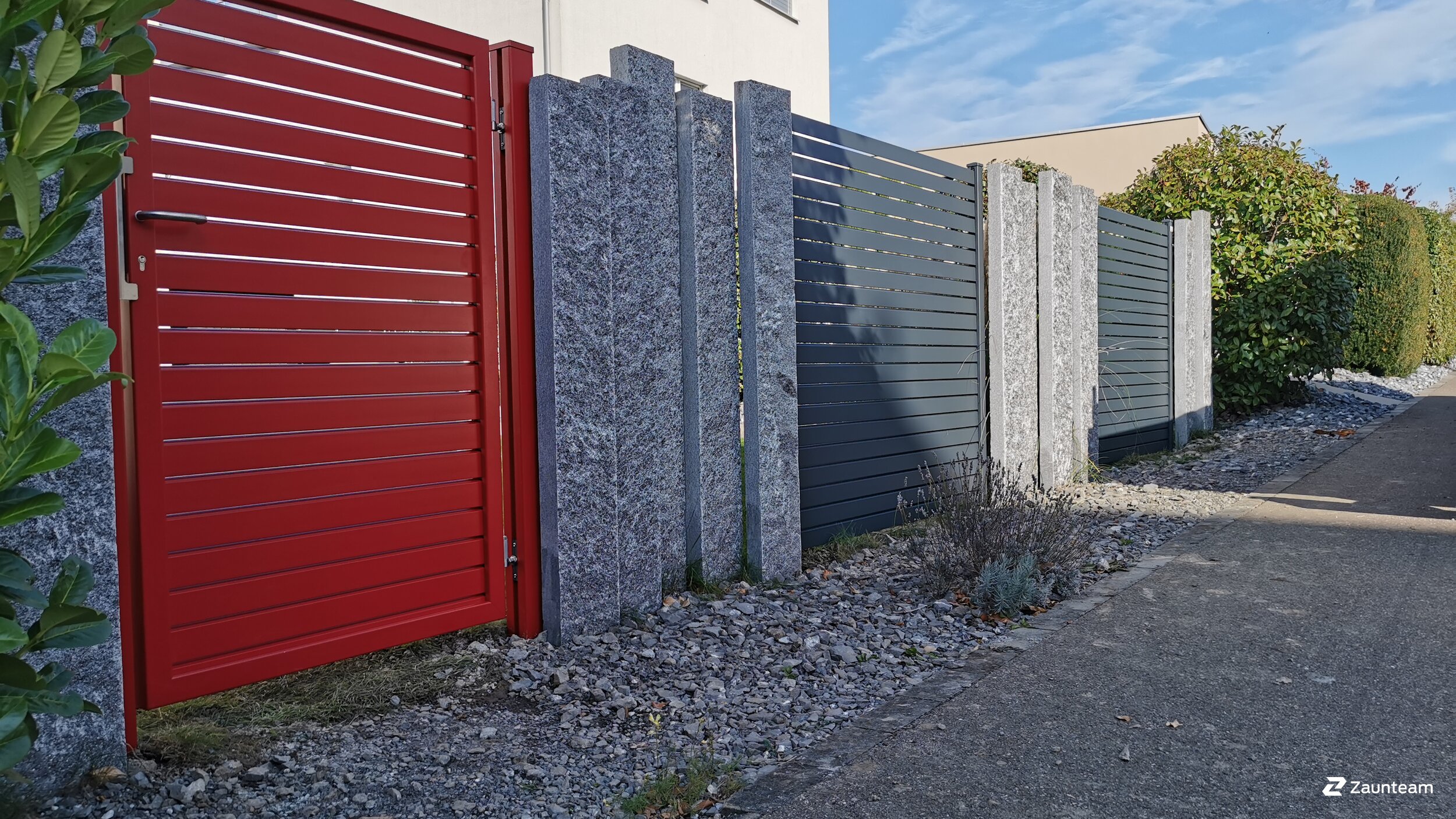 Protection brise-vue en aluminium de 2020 à 9403 Goldach Suisse de Zaunteam Rheintal.