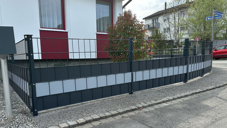 Doppelstabmattenzaun aus dem 2025 in 9450 Altstätten Schweiz von Zaunteam Rheintal.