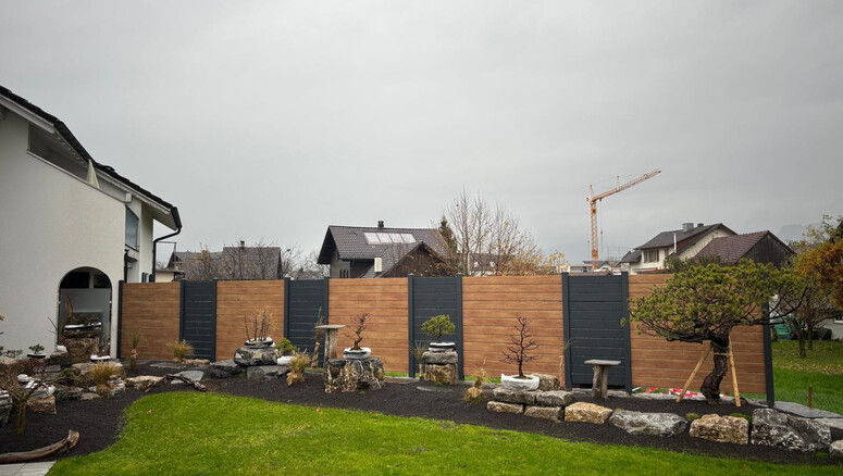 Protection brise-vue en aluminium de 2025 à 9444 Diepoldsau Suisse de Zaunteam Rheintal.