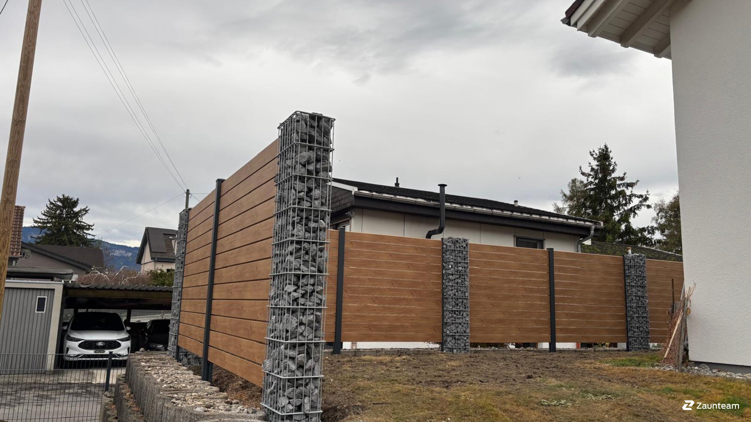 Protection brise-vue en aluminium de 2025 à 9436 Balgach Suisse de Zaunteam Rheintal.