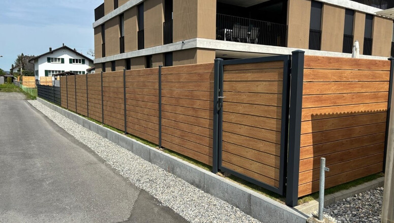 Protection brise-vue en aluminium de 2026 à 9462 Montlingen Suisse de Zaunteam Rheintal.