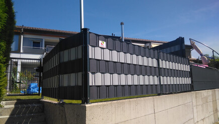 Flecht Sichtschutz aus dem 2018 in 9430 St.Margrethen Schweiz von Zaunteam Rheintal.