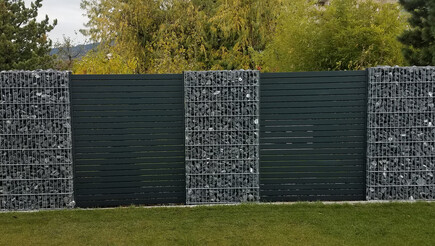 Aluminium Sichtschutz aus dem 2020 in 9403 Goldach Schweiz von Zaunteam Rheintal.