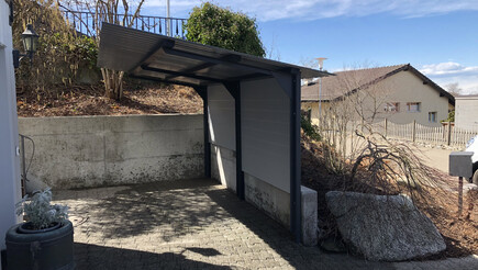 Aluminium Sichtschutz aus dem 2018 in 9300 Wittenbach Schweiz von Zaunteam Appenzellerland.