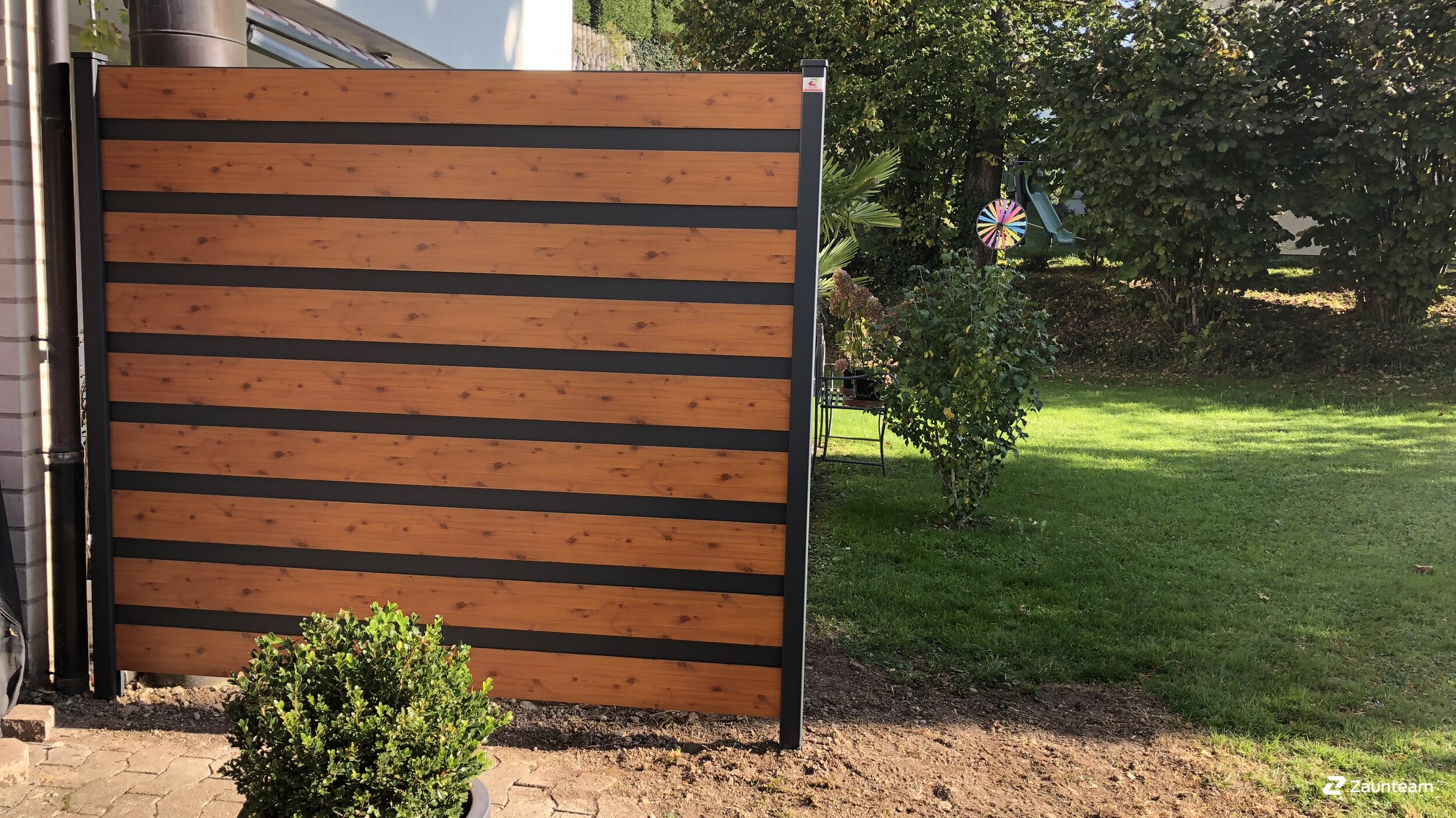 Aluminium Sichtschutz aus dem 2018 in 9200 Gossau Schweiz von Zaunteam Appenzellerland.