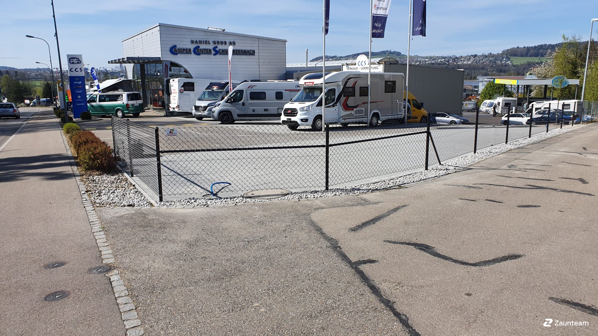 Diagonalgeflecht aus dem 2020 in 9536 Schwarzenbach Schweiz von Zaunteam Appenzellerland.
