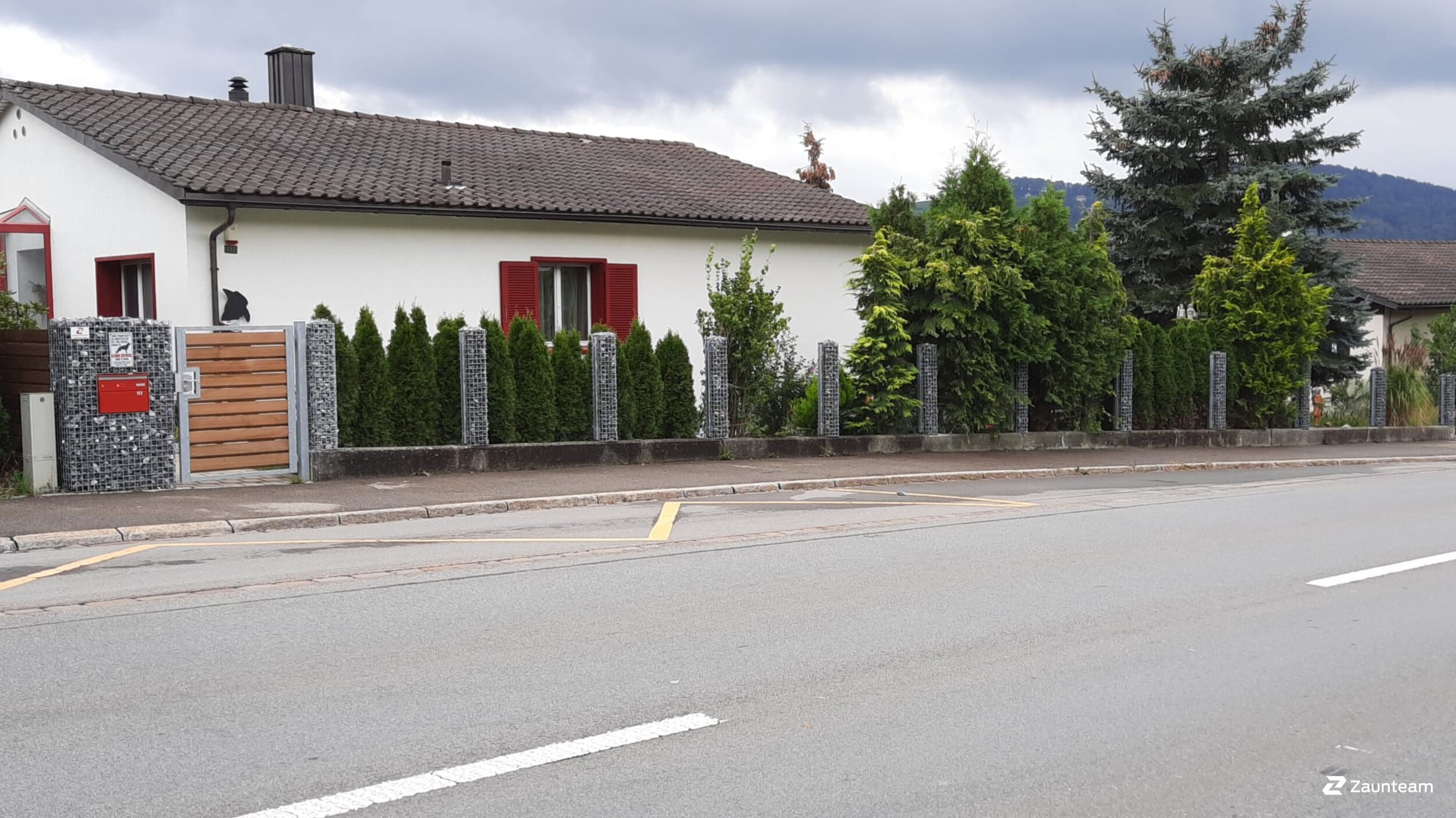 Gabionen Steinkörbe aus dem 2020 in 9032 Engelburg Schweiz von Zaunteam Appenzellerland.
