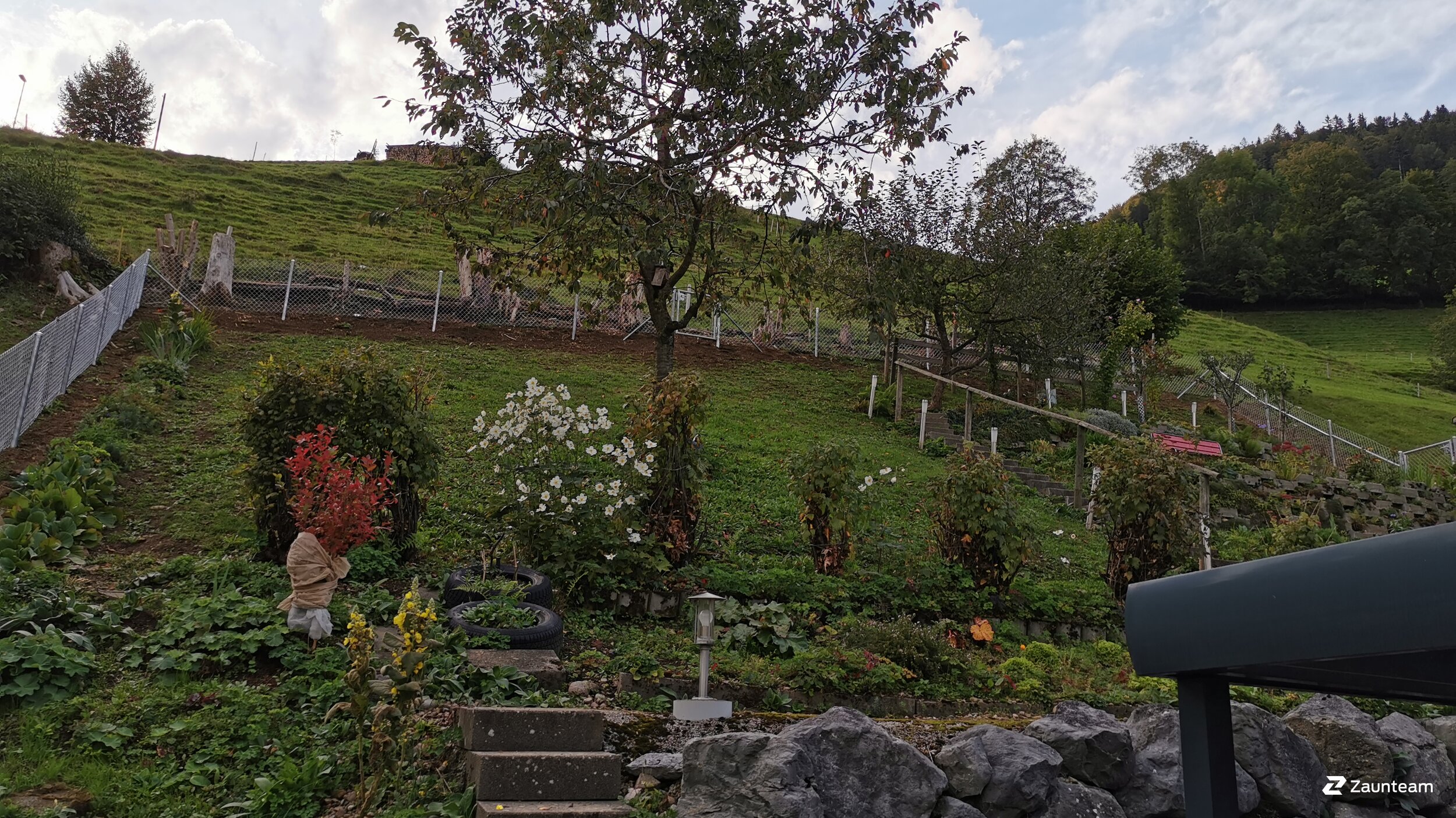Diagonalgeflecht aus dem 2019 in 9103 Schwellbrunn Schweiz von Zaunteam Appenzellerland.
