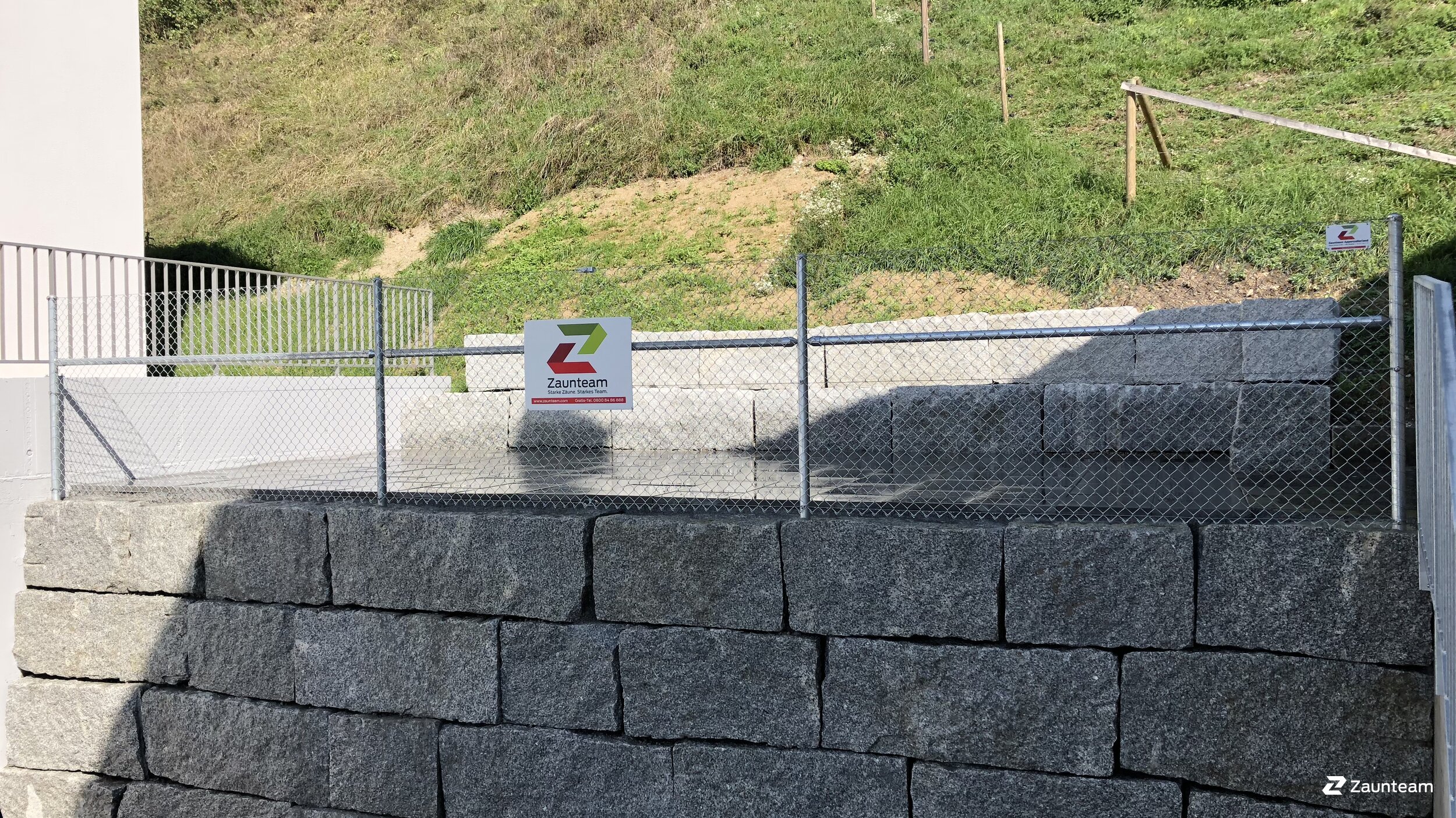 Grillage simple torsion de 2018 à 9245 Oberbühren Suisse de Zaunteam Appenzellerland.