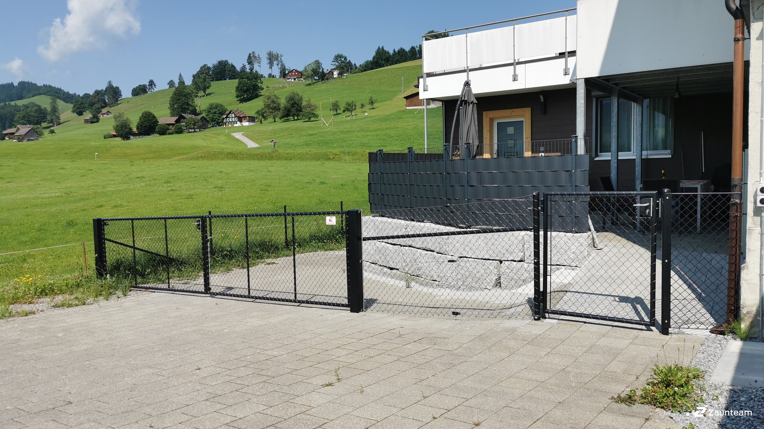 Diagonalgeflecht aus dem 2021 in 9104 Waldstatt Schweiz von Zaunteam Appenzellerland.