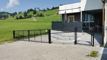 Diagonalgeflecht aus dem 2021 in 9104 Waldstatt Schweiz von Zaunteam Appenzellerland.