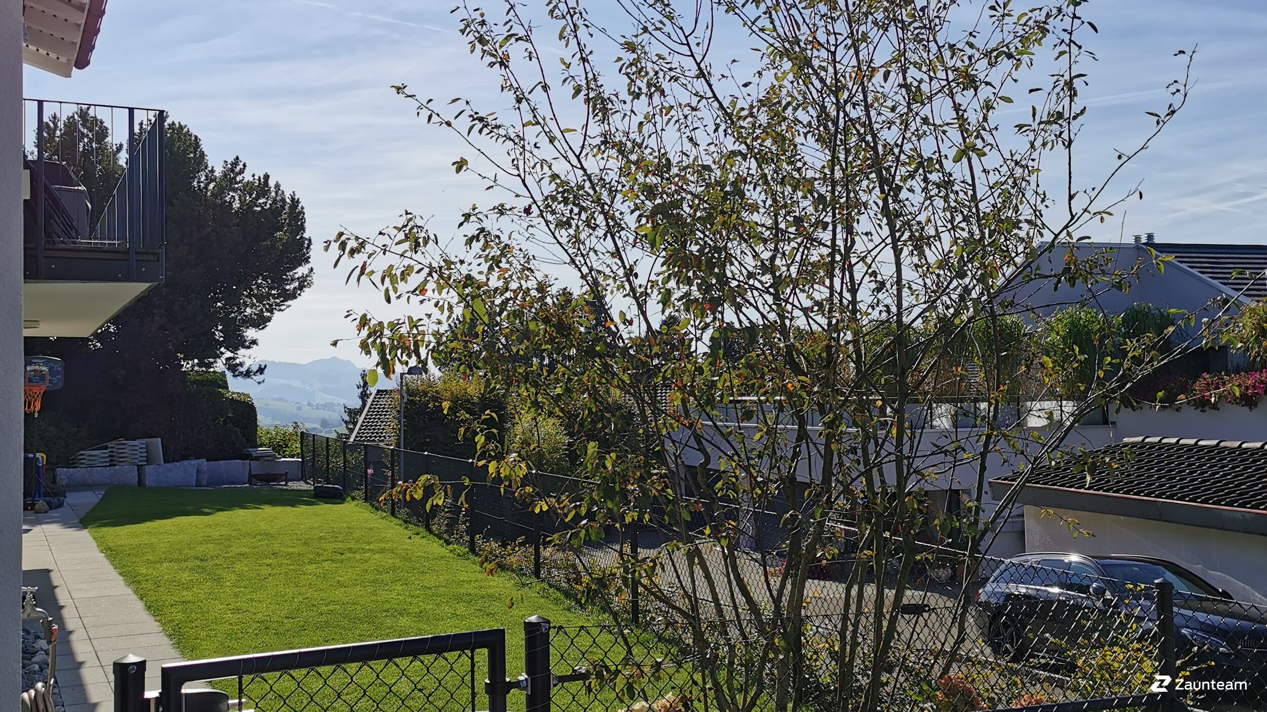 Diagonalgeflecht aus dem 2021 in 9052 Niederteufen Schweiz von Zaunteam Appenzellerland.
