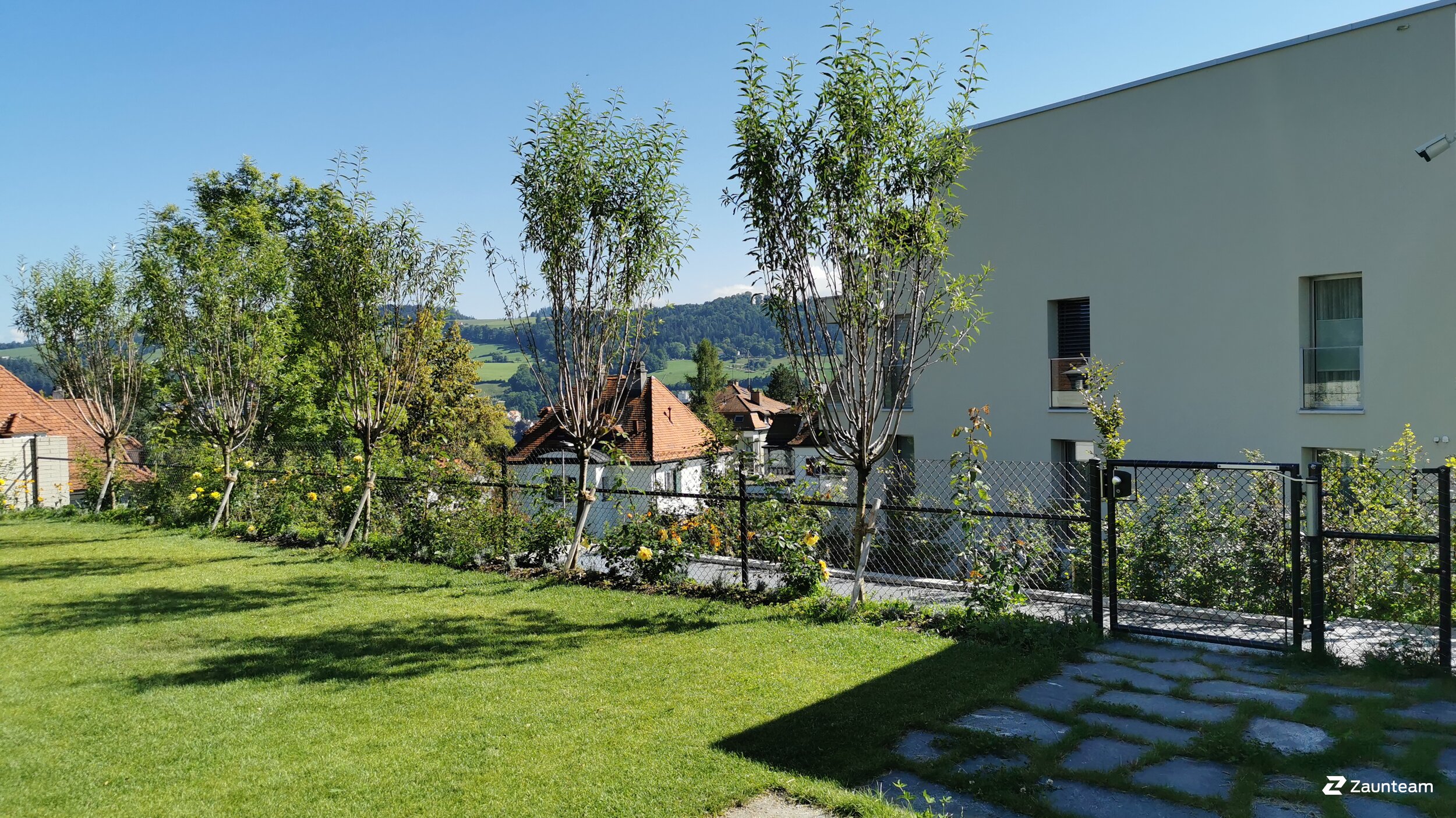 Maschendrahtzaun aus dem 2021 in 9010 St. Gallen Schweiz von Zaunteam Appenzellerland.