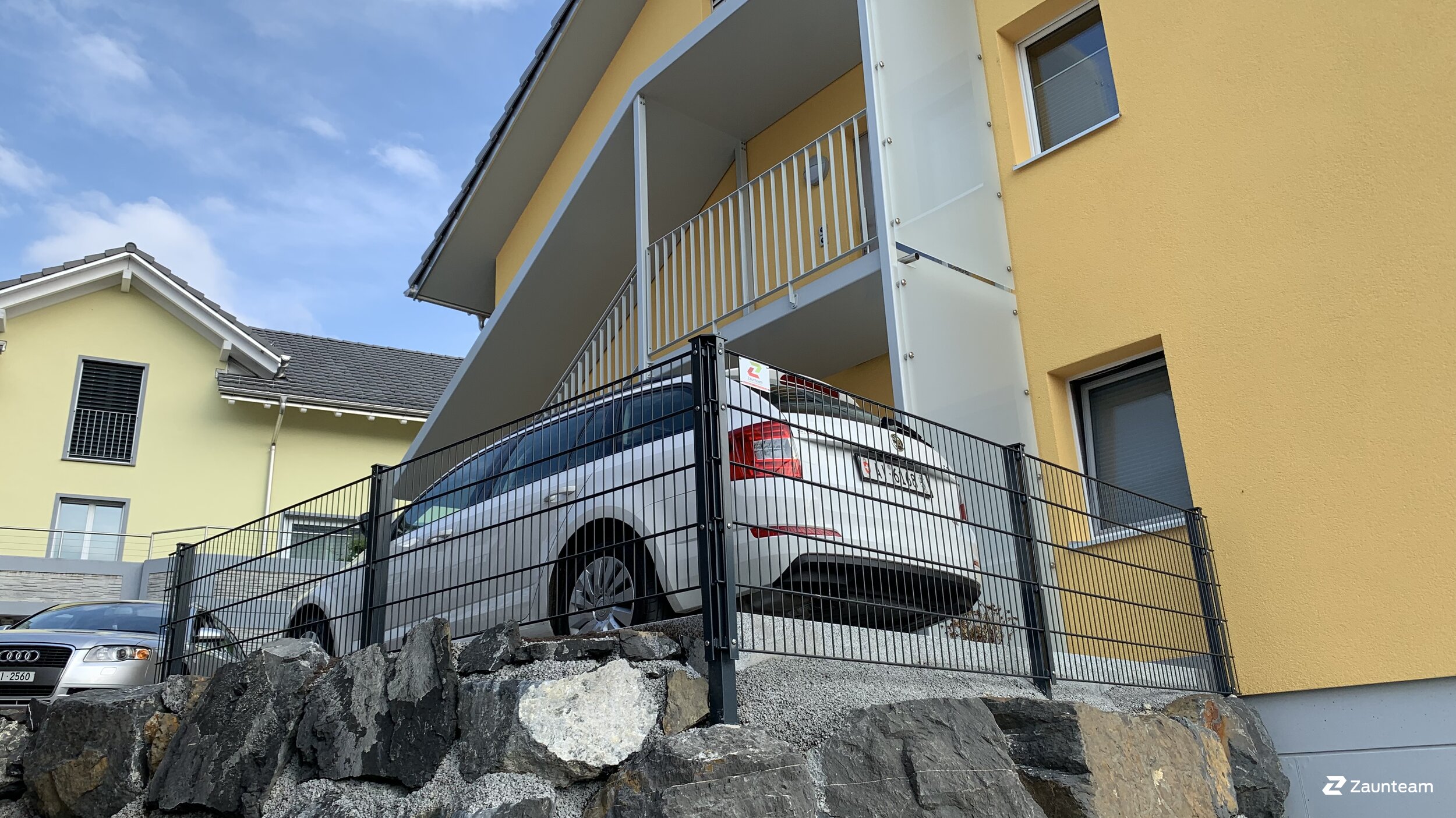 Doppelstabmattenzaun aus dem 2019 in 9050 Appenzell  Kau Schweiz von Zaunteam Appenzellerland.