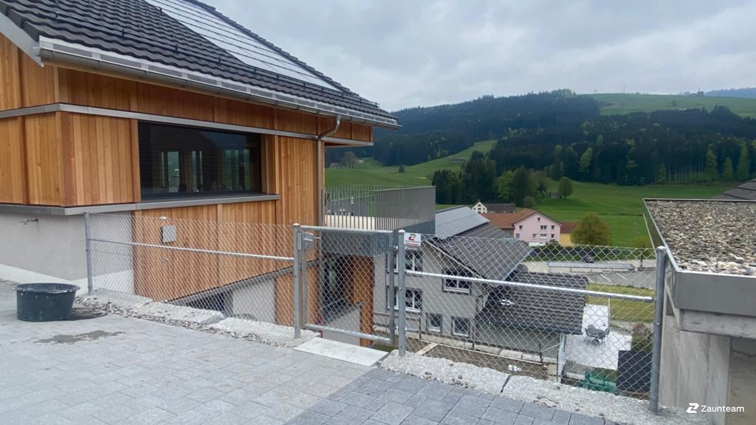 Diagonalgeflecht aus dem 2023 in 9108 Gonten Schweiz von Zaunteam Appenzellerland.