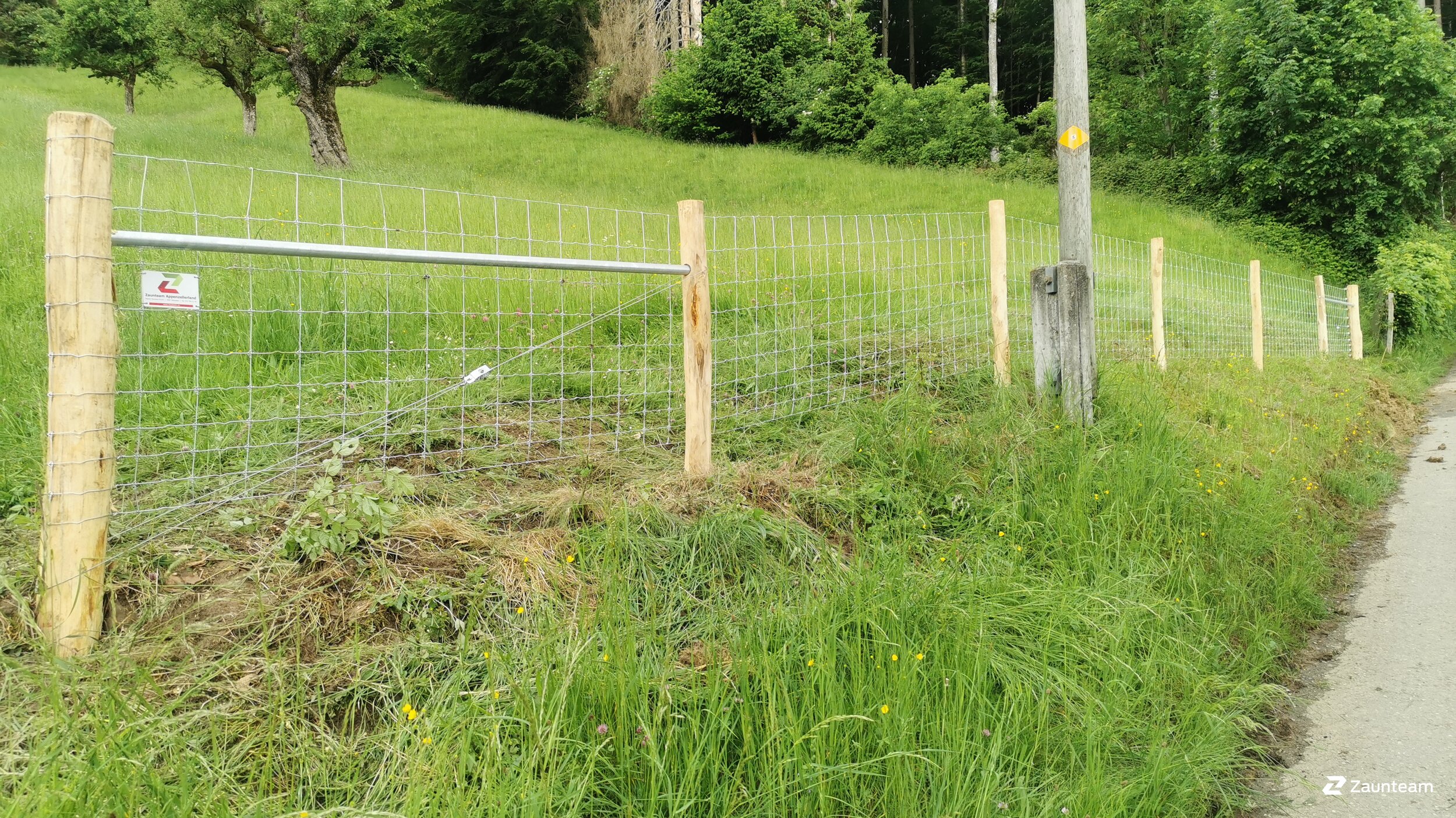 Knotengitter aus dem 2022 in 9052 Niederteufen Schweiz von Zaunteam Appenzellerland.