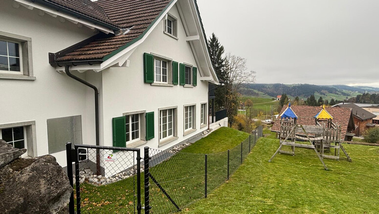 Maschendrahtzaun aus dem 2025 in 9050 Appenzell Meistersrüte Schweiz von Zaunteam Appenzellerland.