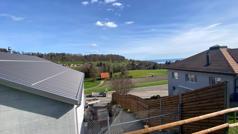 Protection brise-vue en bois de 2025 à 9053 Grub AR Suisse de Zaunteam Appenzellerland.