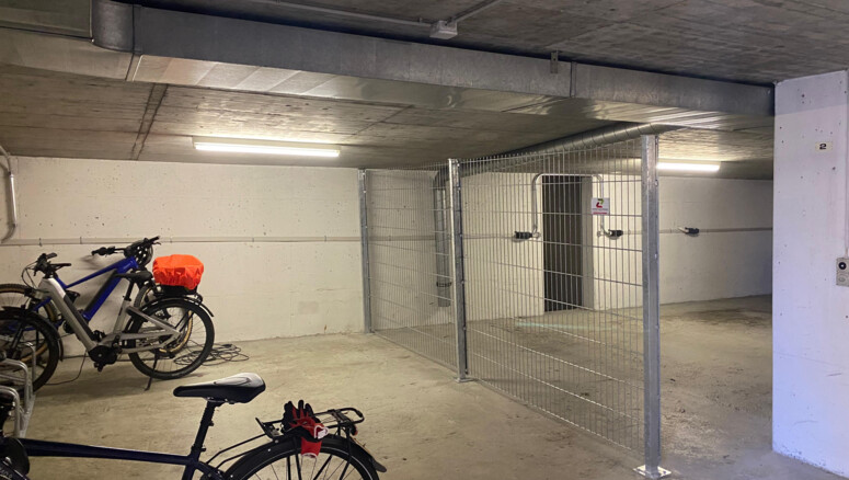 Doppelstabmattenzaun aus dem 2025 in 9410 Heiden Schweiz von Zaunteam Appenzellerland.