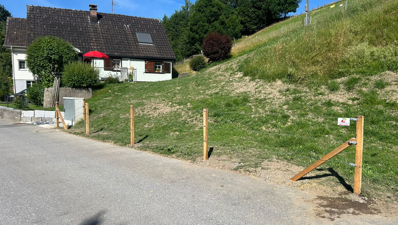 Clôture en fil de 2025 à 9032 Speicher Suisse de Zaunteam Appenzellerland.