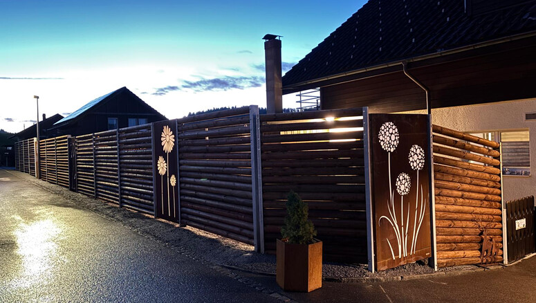 Holz Sichtschutz aus dem 2025 in 9113 Degersheim Schweiz von Zaunteam Appenzellerland.