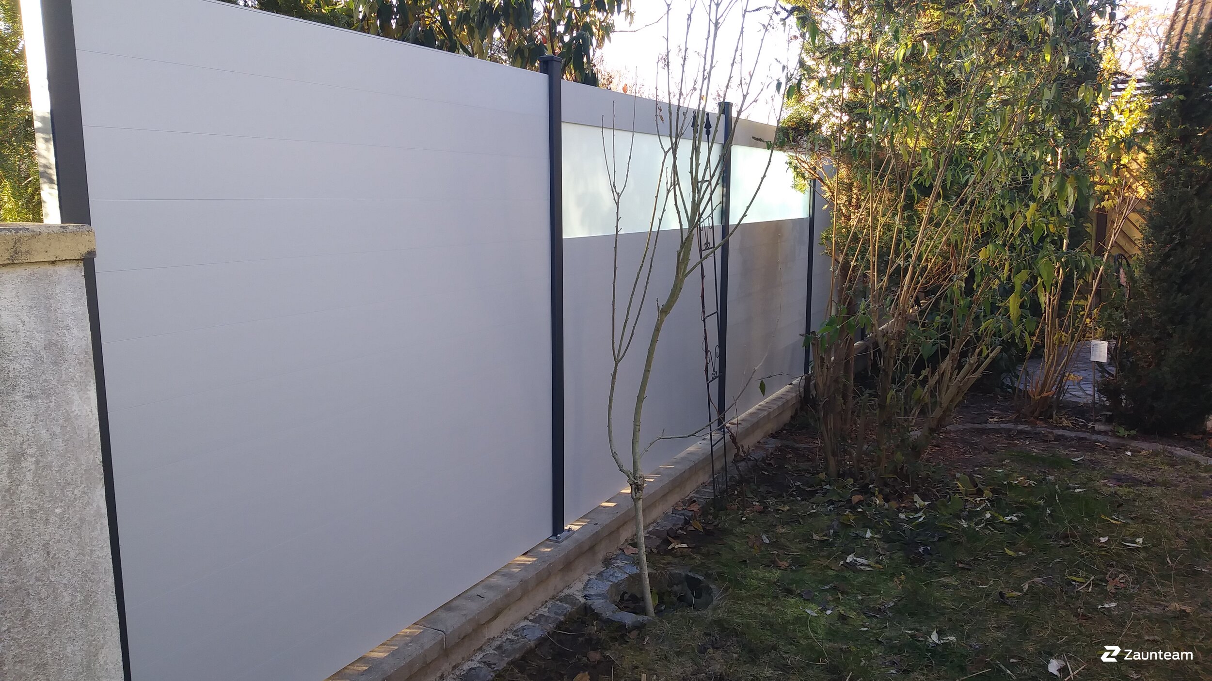 Aluminium Sichtschutz aus dem 2018 in 90596 Schwanstetten Deutschland von Zaunteam Nürnberg.