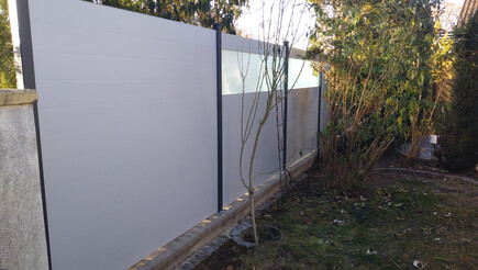 Aluminium Sichtschutz aus dem 2018 in 90596 Schwanstetten Deutschland von Zaunteam Nürnberg.