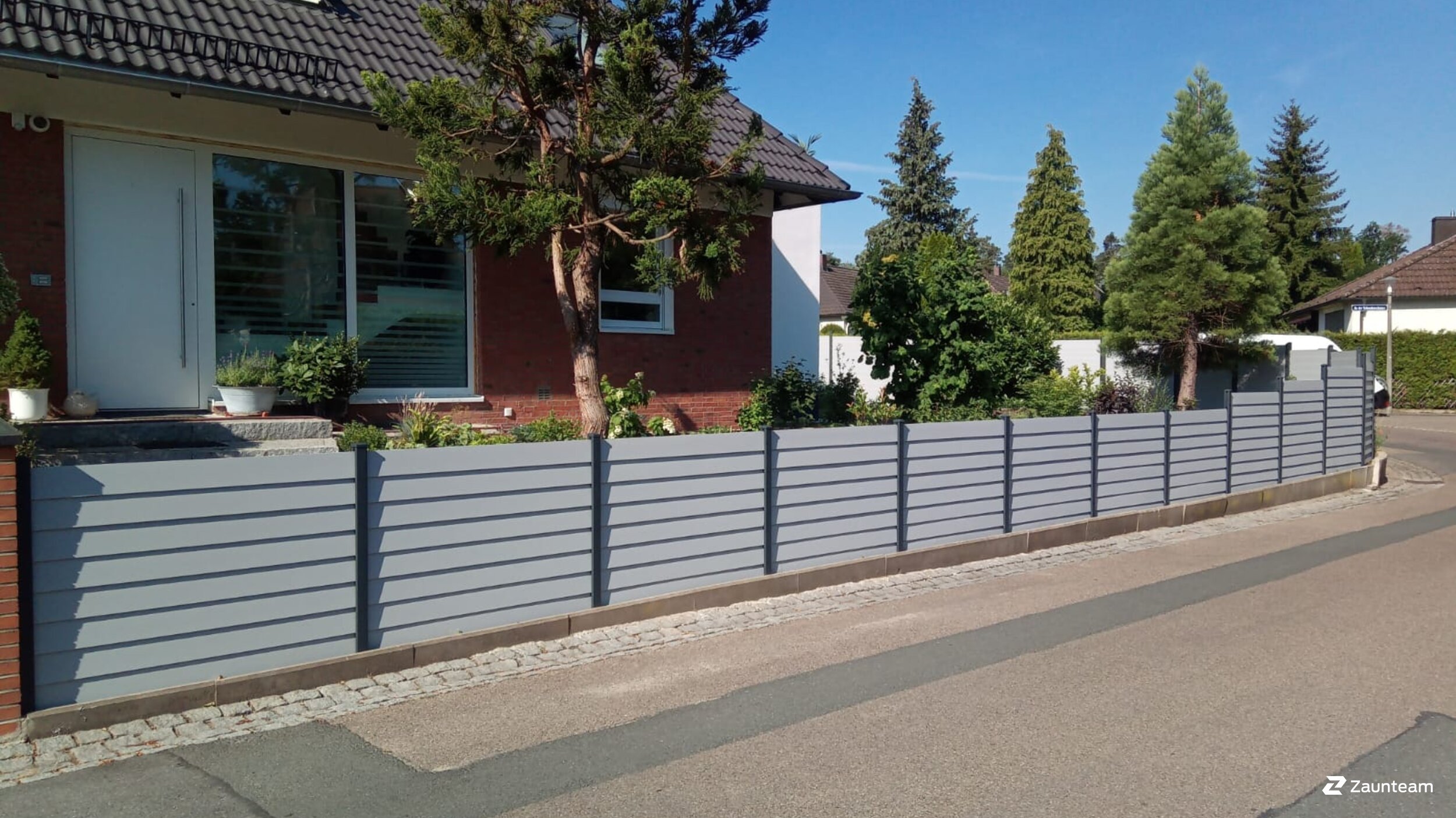 Aluminium Sichtschutz aus dem 2018 in 90455 Nürnberg Deutschland von Zaunteam Nürnberg.