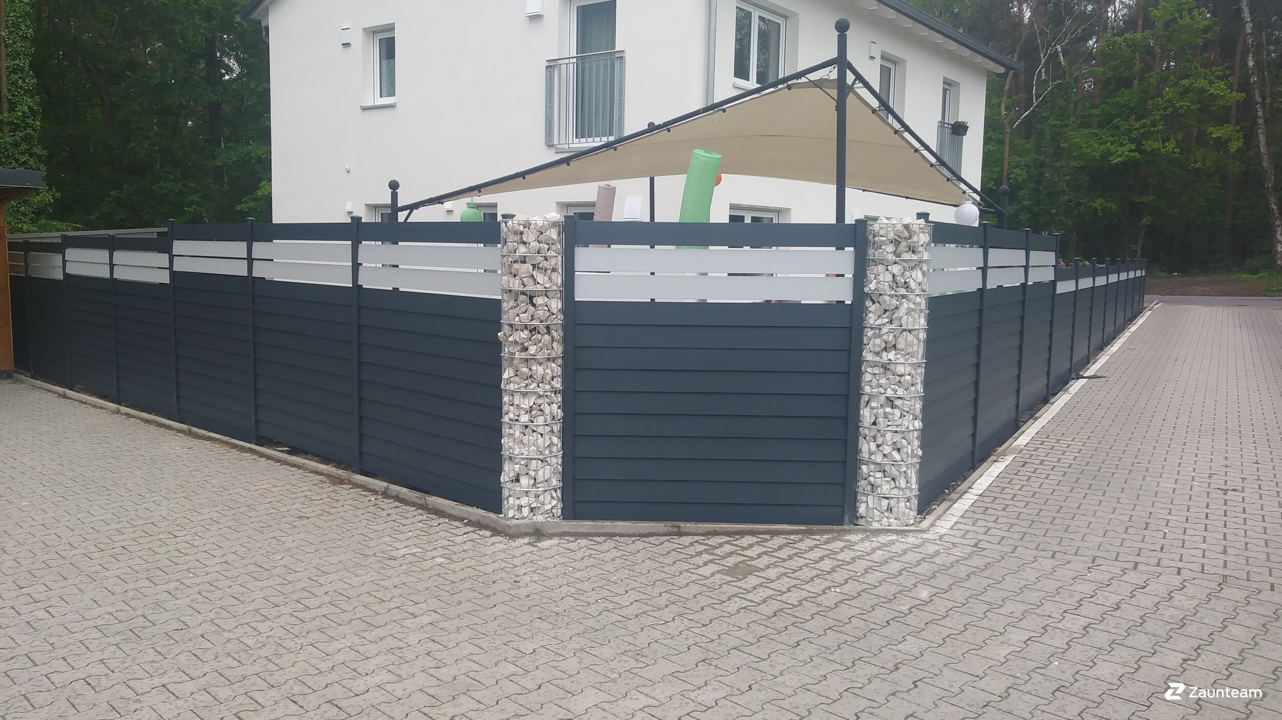 Aluminium Sichtschutz aus dem 2019 in 90513 Zirndorf Deutschland von Zaunteam Nürnberg.