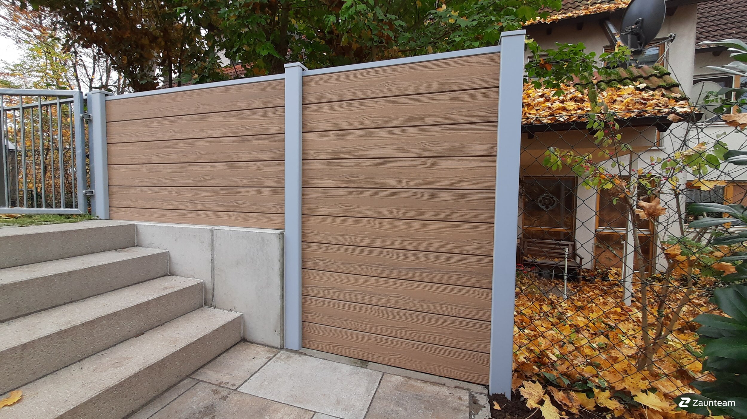 Kunststoff Sichtschutz aus dem 2021 in 90768 Fürth Deutschland von Zaunteam Nürnberg.