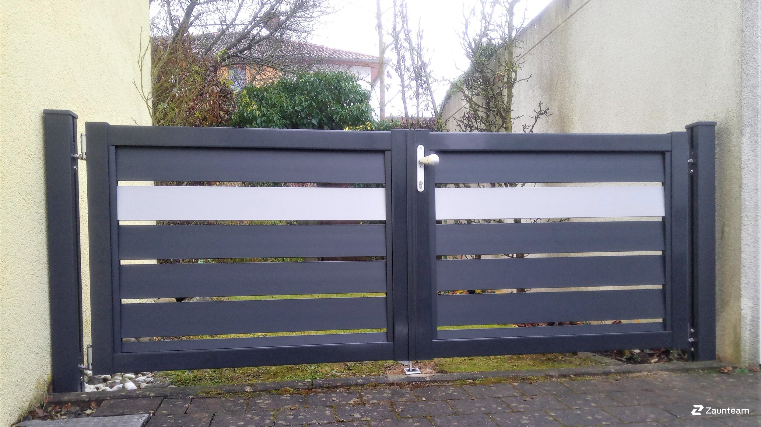 Aluzaun aus dem 2021 in 91126 Schwabach Deutschland von Zaunteam Nürnberg.