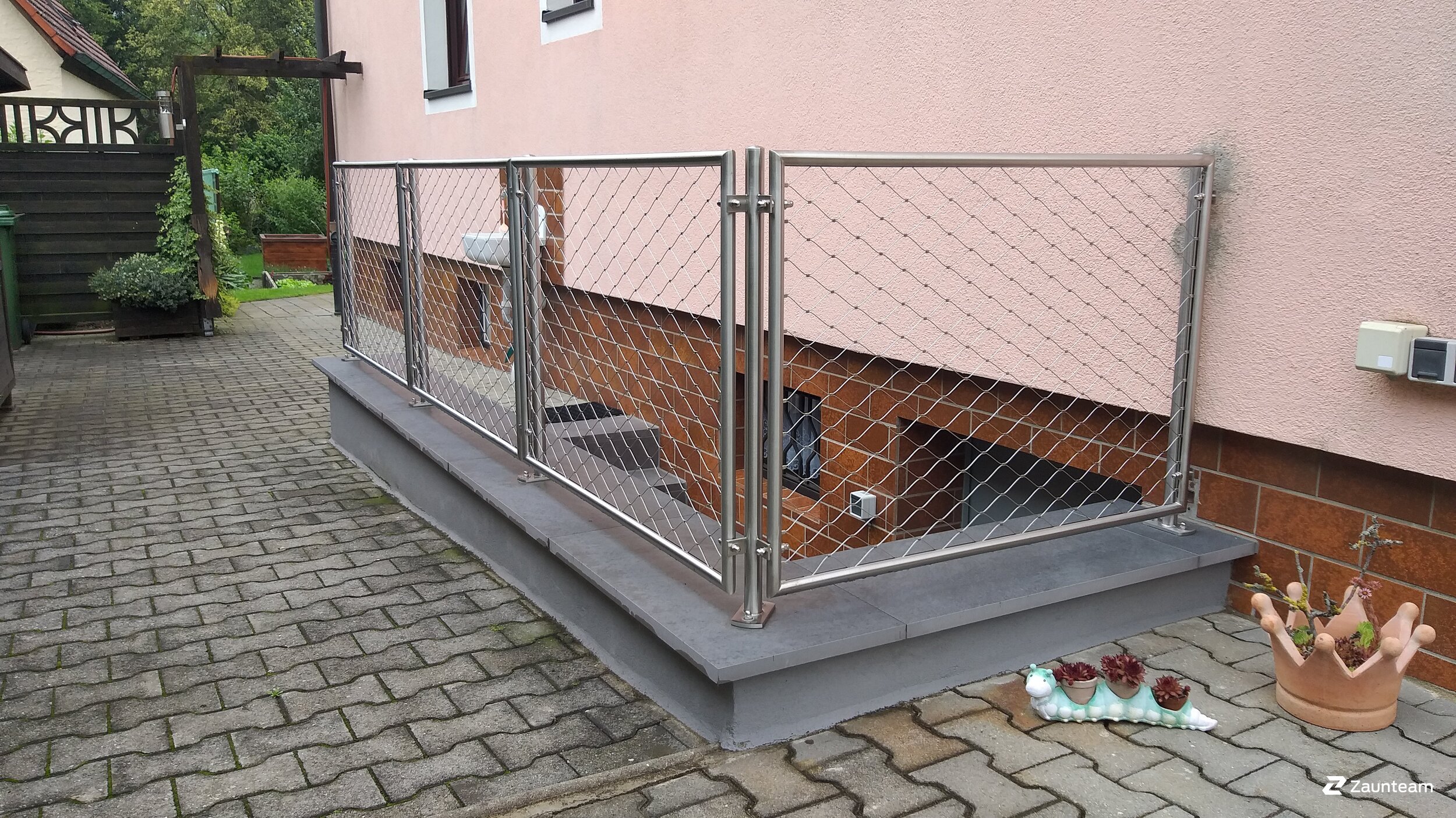 Edelstahlzaun aus dem 2020 in 91242 Ottensoos Deutschland von Zaunteam Nürnberg.