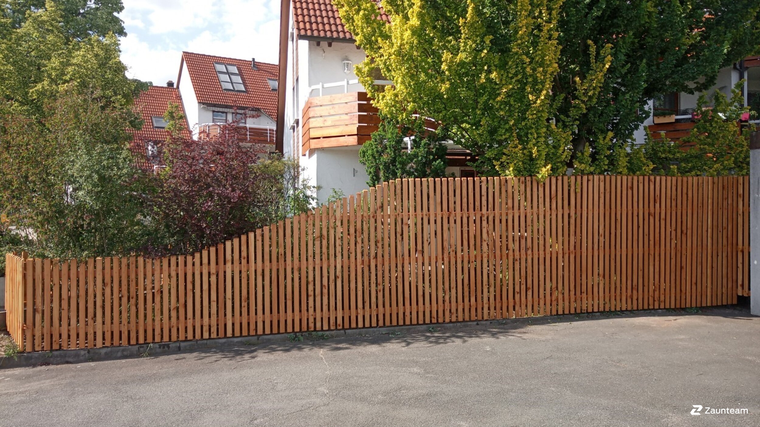 Holz Sichtschutz aus dem 2020 in 90530 Wendelstein Deutschland von Zaunteam Nürnberg.