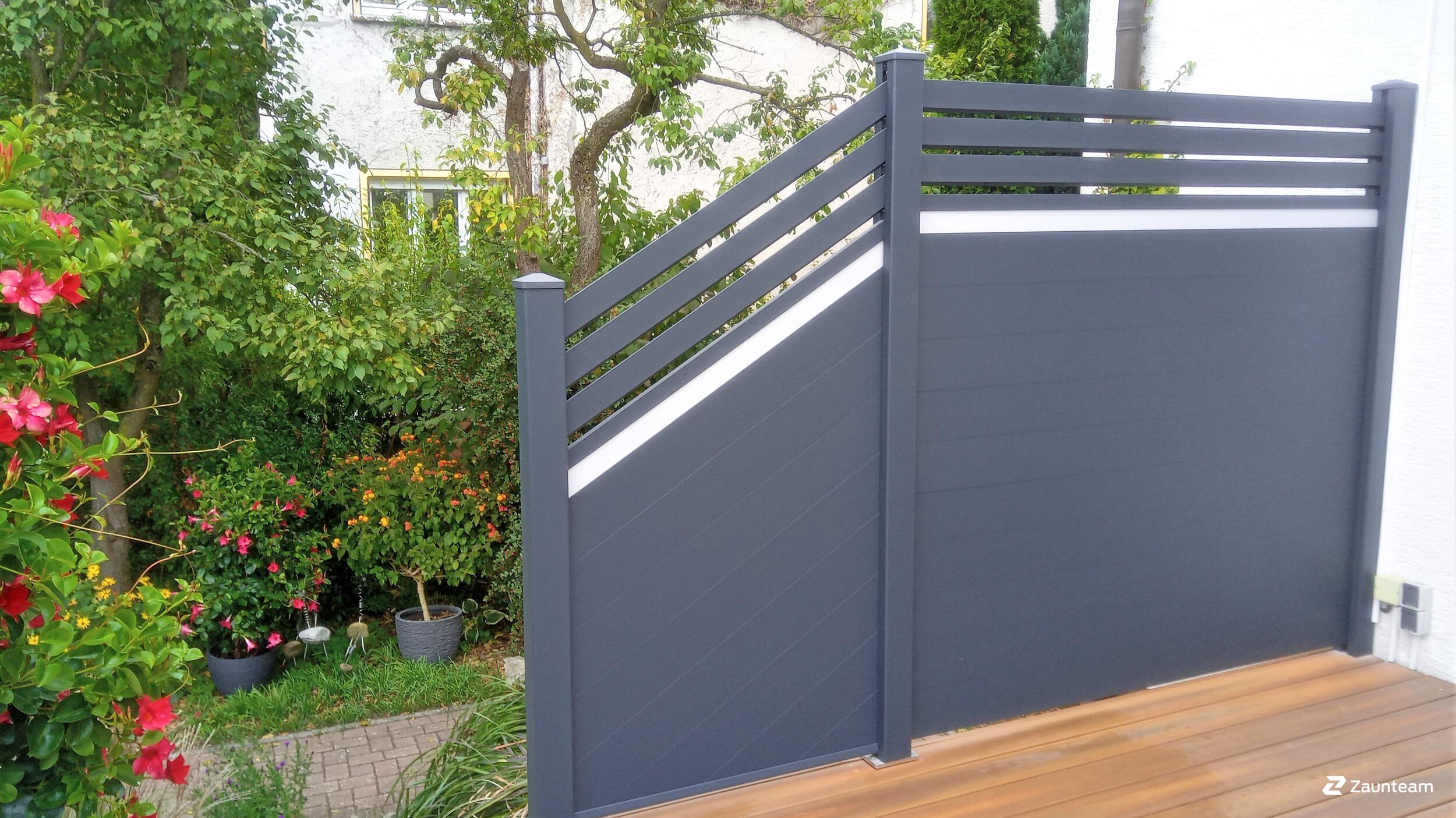 Aluminium Sichtschutz aus dem 2021 in 90530 Wendelstein Deutschland von Zaunteam Nürnberg.
