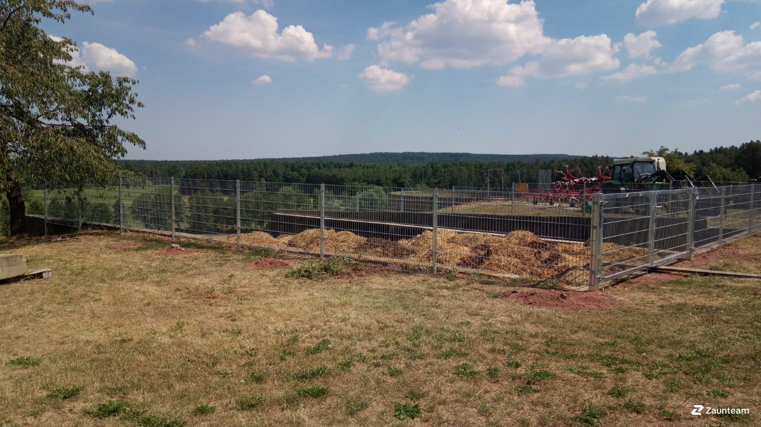 Doppelstabmattenzaun aus dem 2019 in 91735 Muhr am See Deutschland von Zaunteam Nürnberg.