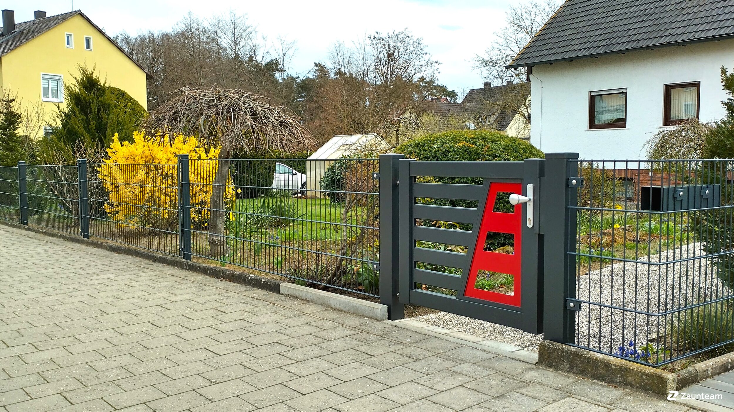 Aluzaun aus dem 2024 in 91186 Büchenbach Deutschland von Zaunteam Nürnberg.